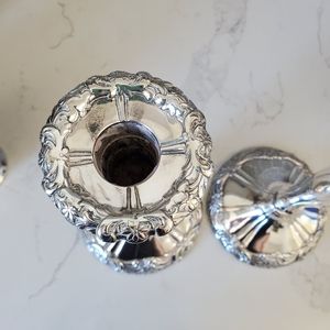 SOLD Vintage Pair 11" Reed & Barton Silver Candlesticks